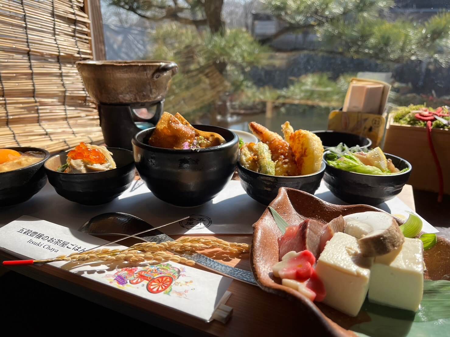 京丼五種食べ比べ膳